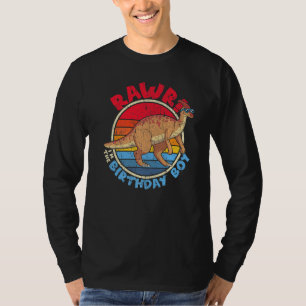 Junge Geburtstag ich Rawr! Parasaurolophus I Famil T-Shirt