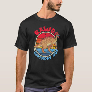 Junge Geburtstag ich Rawr! Parasaurolophus I Famil T-Shirt