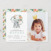 Junge Geburtstagsparty des Wasserfarbenelefons (Vorne/Hinten)