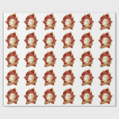 Junge gehen mit Kommunisten der Sowjetunion Lenin Geschenkpapier (Flach)