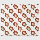 Junge gehen mit Kommunisten der Sowjetunion Lenin Geschenkpapier (Flach)