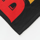 Junge Geschenke und schwarze Dabbing Girl Black Hi Fleecedecke (Ecke)