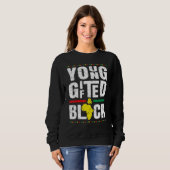 Junge Geschenke und schwarze Geschichte Afrikanisc Sweatshirt (Vorne ganz)
