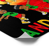 Junge Geschenkte und schwarze Jungen Jungen Jung J Poster (Ecke)