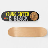 JUNGE GESCHMACK- UND SCHWARZE SKATEBOARTEN SKATEBOARD (Horizontal)