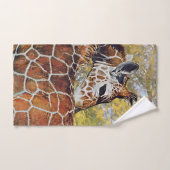 Junge Giraffe Handtuch (Handtuch)