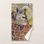 Junge Giraffe Handtuch (Handtuch)