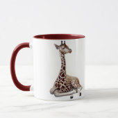 Junge Giraffen-Wecker-Tasse Tasse (Links)