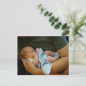 Junge Glückwünsche Postkarte (Stehend Vorderseite)