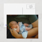 Junge Glückwünsche Postkarte (Vorne/Hinten)