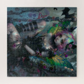 Junge gothische Fee Puzzle (Horizontal)