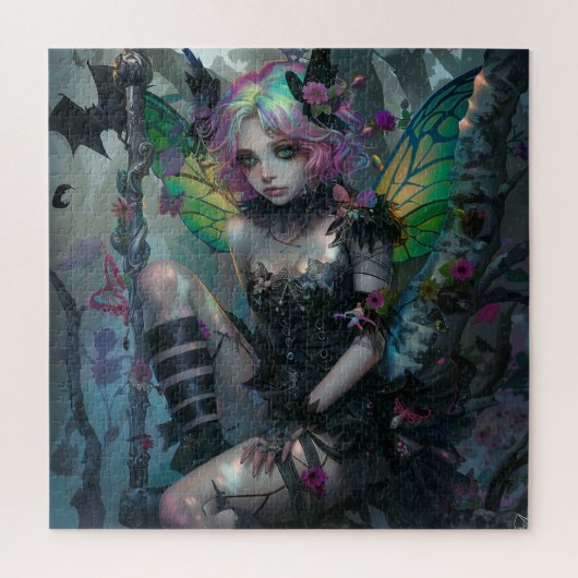 Junge gothische Fee Puzzle (Vertikal)