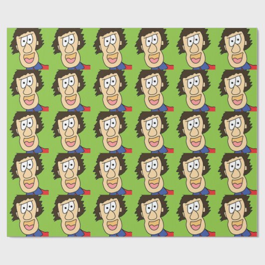 junge Grampe Geschenkpapier (Flach)