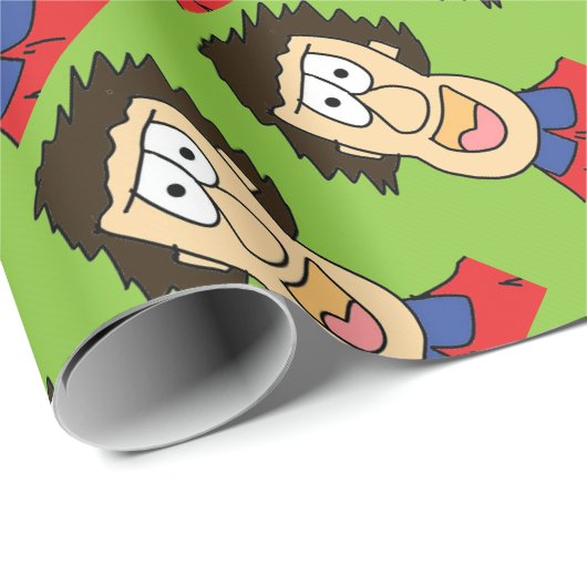 junge Grampe Geschenkpapier (Rolleneckpunkt)