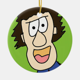 junge Grampe Keramik Ornament