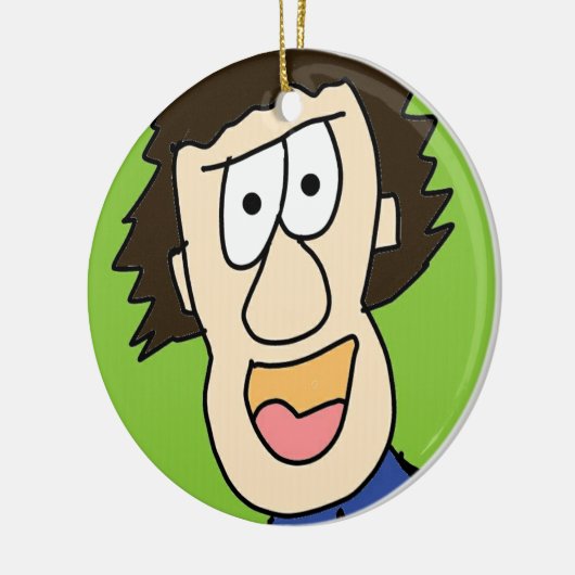 junge Grampe Keramik Ornament (Links)