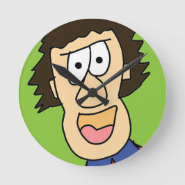 junge Grampe Runde Wanduhr