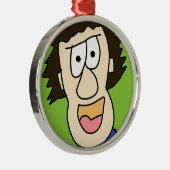 junge Grampe Silbernes Ornament (Rechts)