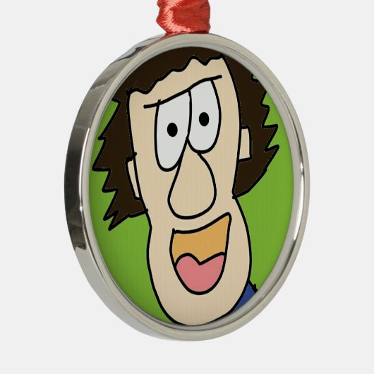 junge Grampe Silbernes Ornament (Rechts)