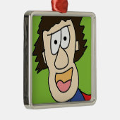 junge Grampe Silbernes Ornament (Rechts)