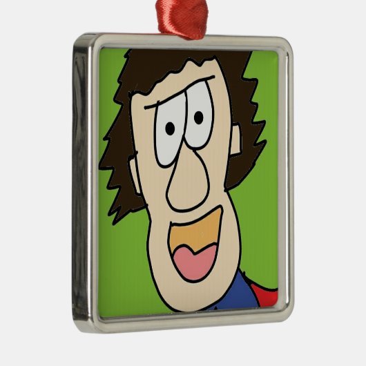 junge Grampe Silbernes Ornament (Rechts)