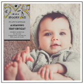 Junge Gray Skull Spooky Halloween 1. Geburtstag Einladung