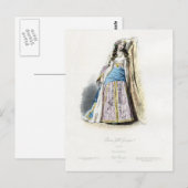 Junge griechische Mädchen Traditionelle Kostüme Postkarte (Vorne/Hinten)