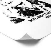 Junge, hab ich es genannt oder was für George Orwe Poster (Ecke)