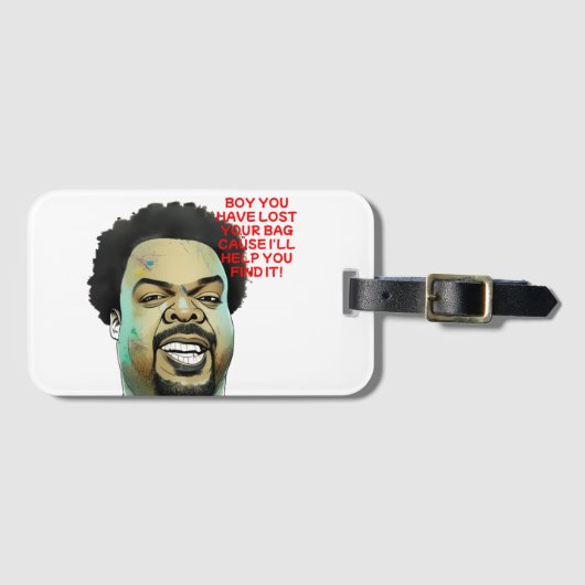 Junge haben Ihr Gepäck verpasst Gepäckanhänger (Vorderseite (Horizontal))