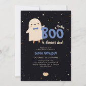 Junge Halloween Little Boo ist die passende Kinder Einladung (Vorderseite)