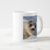 Junge Harfe Siegel Jumbo-Tasse (Vorderseite Rechts)