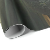 Junge Hexe im Mystischen Wald Ritual Geschenkpapier (Rolleneckpunkt)