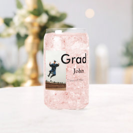 Junge hinzufügen Name Datum Jahr Text QR Abschluss Dosenglas