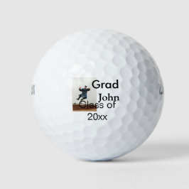 Junge hinzufügen Name Datum Jahr Text QR Abschluss Golfball