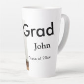 Junge hinzufügen Name Datum Jahr Text QR Abschluss Milchtasse (Rechte Ecke)