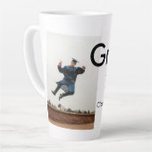 Junge hinzufügen Name Datum Jahr Text QR Abschluss Milchtasse (Linke Ecke)