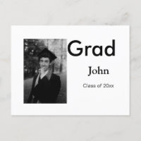 Junge hinzufügen Name Datum Jahr Text QR Graduieru