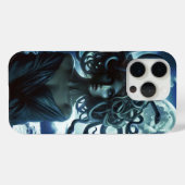 Junge Hübsche Medusa am Mond und Ozean Case-Mate iPhone Hülle (Rückseite (Horizontal))