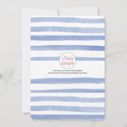 Junge Hunde Geschlecht neutral oder Junge Geburtst Einladung (Rückseite)