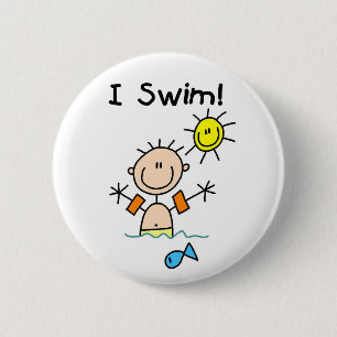 Junge I Swim Button