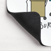 Junge, ich surfe im Web Mousepad (Ecke)
