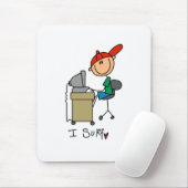 Junge, ich surfe im Web Mousepad (Mit Mouse)