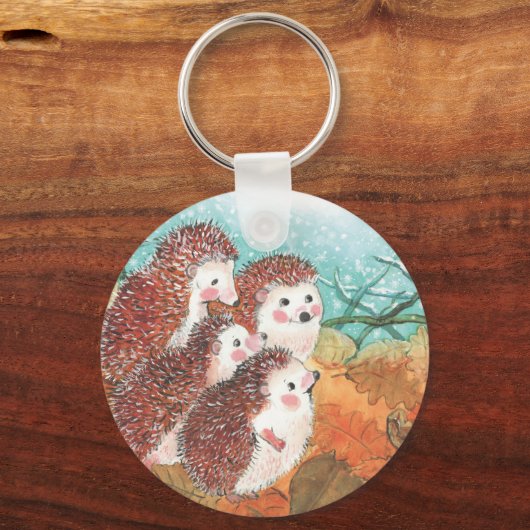 Junge Igel Schlüsselanhänger (Vorderseite)