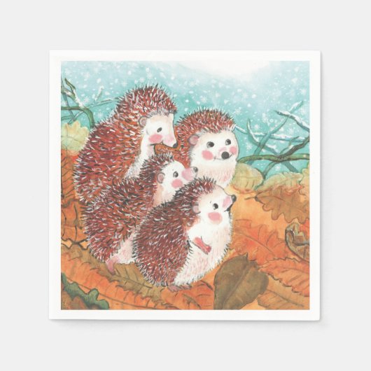 Junge Igel Serviette (Vorderseite)
