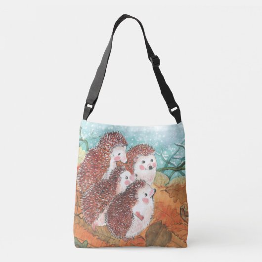 Junge Igel Tragetaschen Mit Langen Trägern (Rückseite)