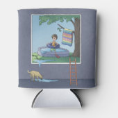 Junge im Kinderbecken Can Cooler Dosenkühler (Vorderseite)