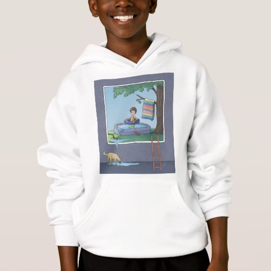 Junge im Kinderbecken Hoodie (Vorderseite)