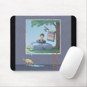 Junge im Kinderbecken-Mauspad Mousepad (Mit Mouse)