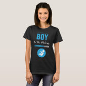 Junge im Making and Progress Bar Blue Funny T-Shirt (Vorne ganz)