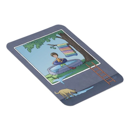 Junge im Nildomagnet Magnet (Rechte Seite)